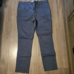 H&M Mens Skinny Fit Chinos in Blue 33x30
